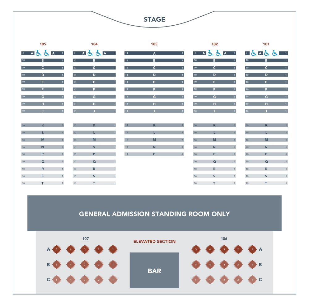 Stony Brook Staller Center Seating Chart